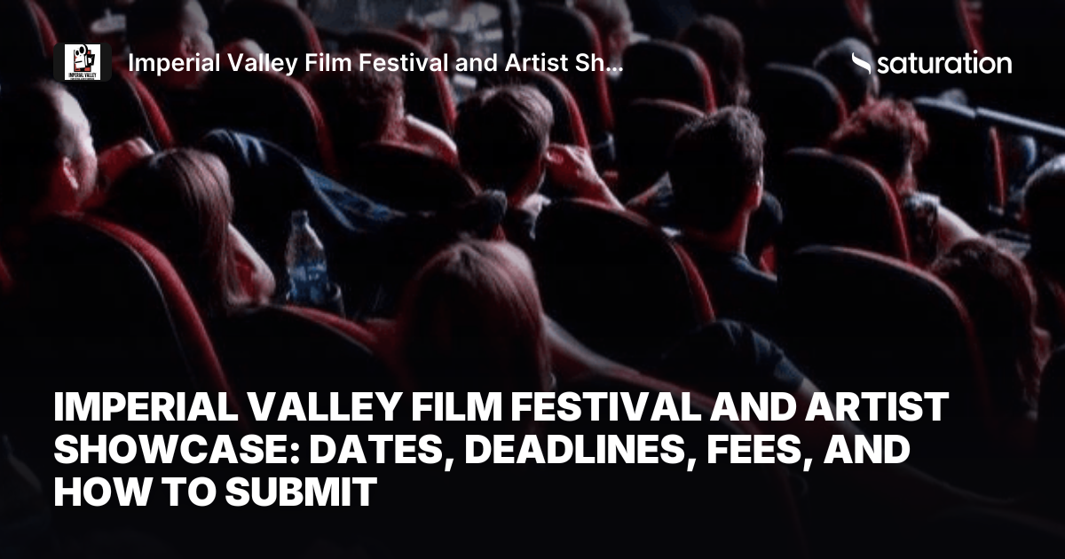Imperial Valley Film Festival and Artist Showcase share card