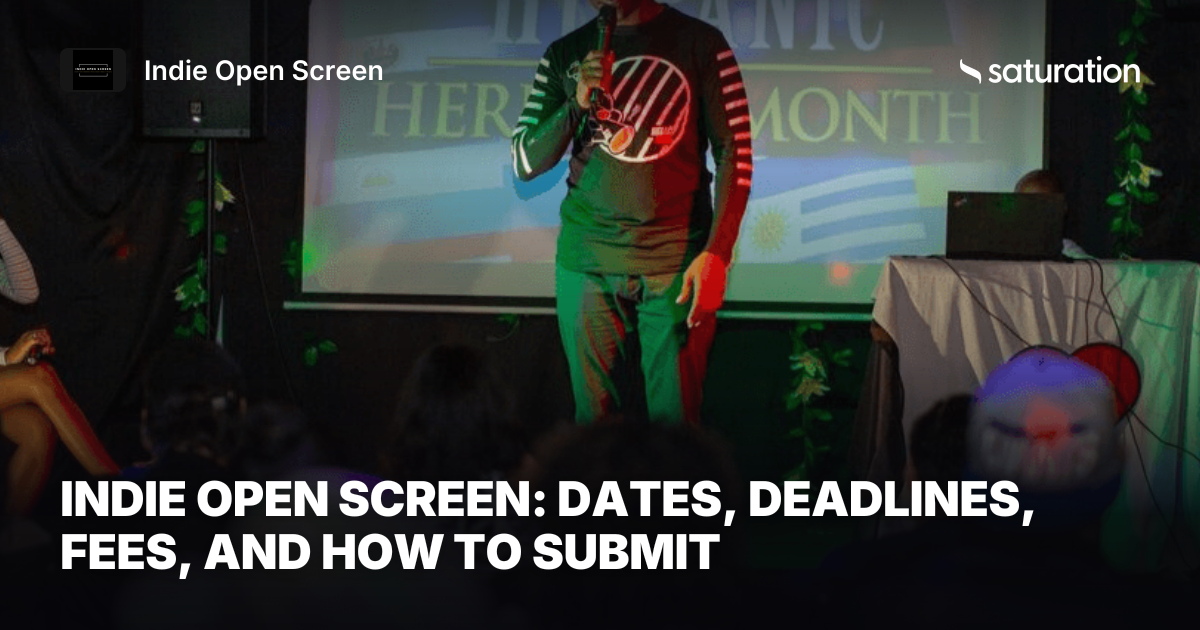 Indie Open Screen share card