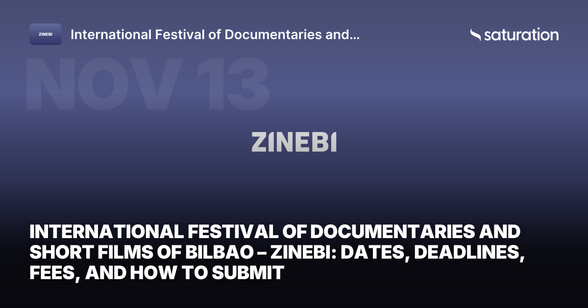 International Festival of Documentaries and Short Films of Bilbao – Zinebi share card