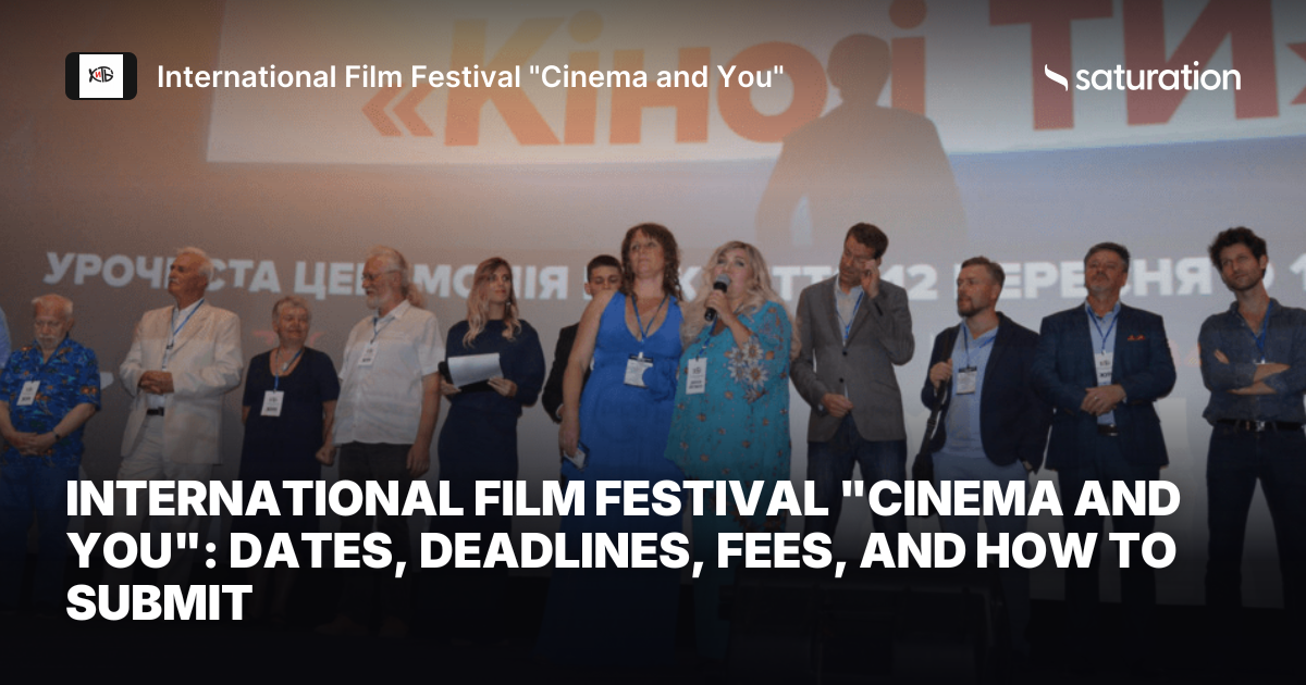 International Film Festival "Cinema and You" share card
