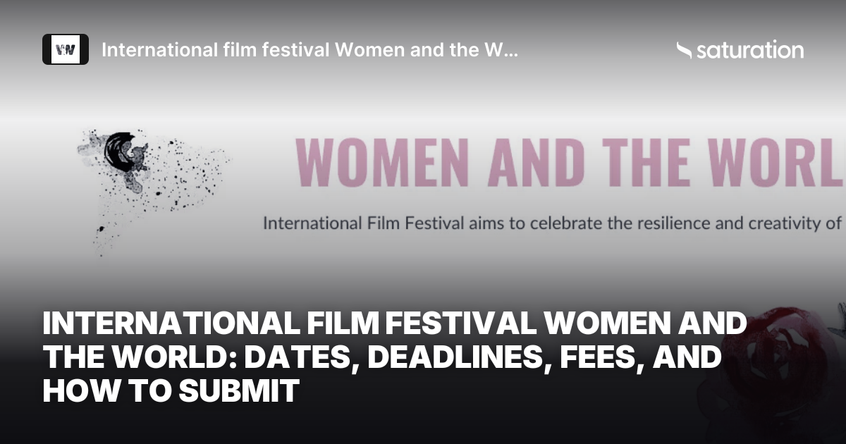 International film festival Women and the World share card