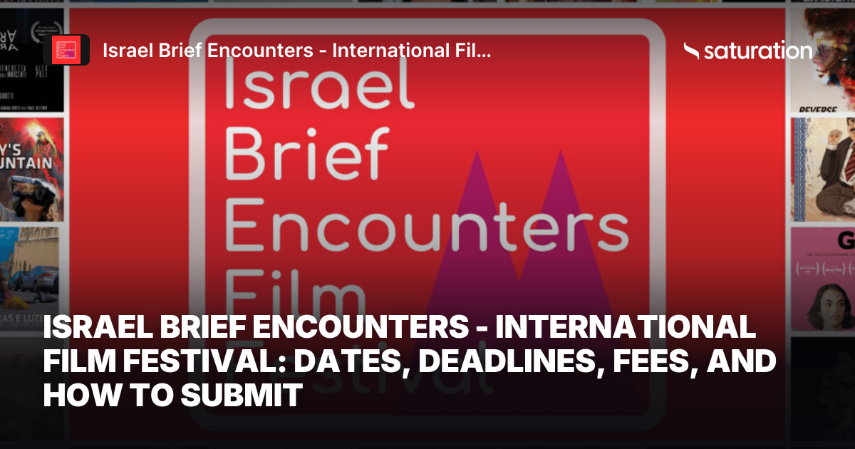 Israel Brief Encounters - International Film Festival share card