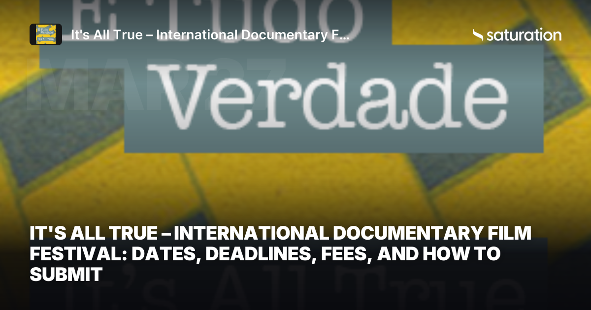 It's All True – International Documentary Film Festival share card