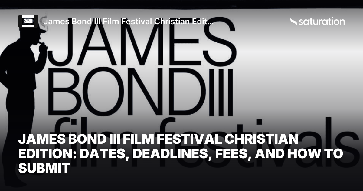 James Bond III Film Festival Christian Edition share card