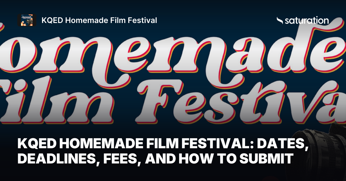 KQED Homemade Film Festival share card