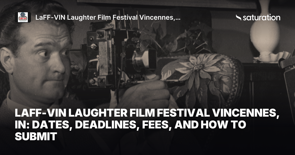 LaFF-VIN  Laughter Film Festival Vincennes, IN share card
