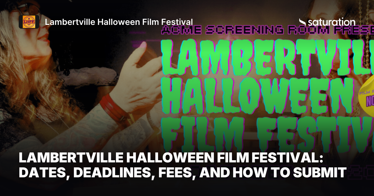 Lambertville Halloween Film Festival share card