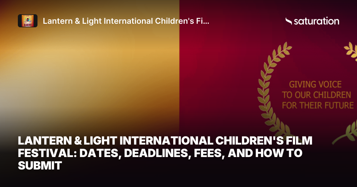 Lantern & Light International Children's Film Festival share card