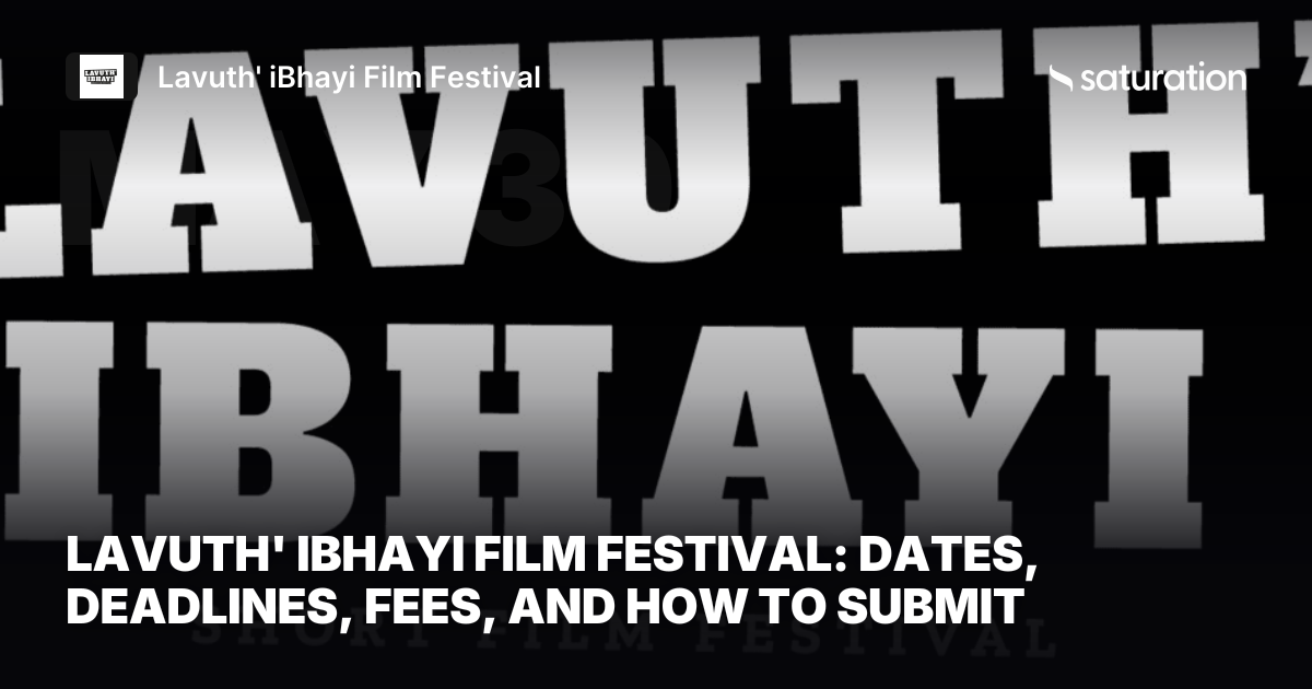 Lavuth' iBhayi Film Festival share card