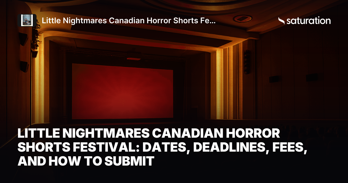 Little Nightmares Canadian Horror Shorts Festival share card