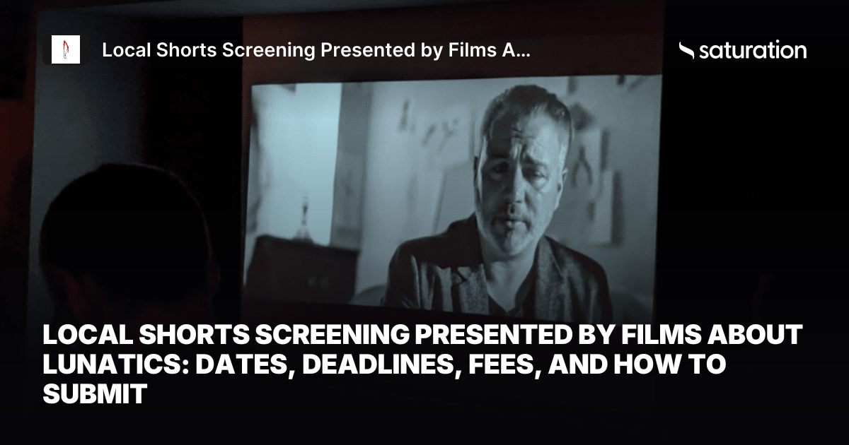 Local Shorts Screening Presented by Films About Lunatics share card