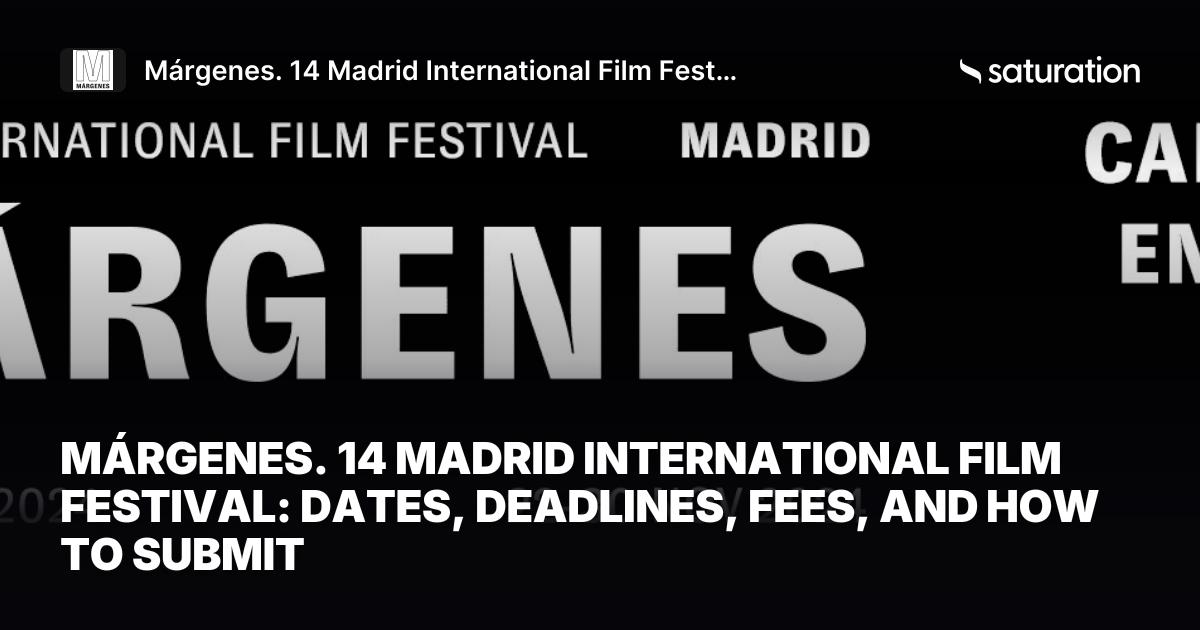 Márgenes. 14 Madrid International Film Festival share card