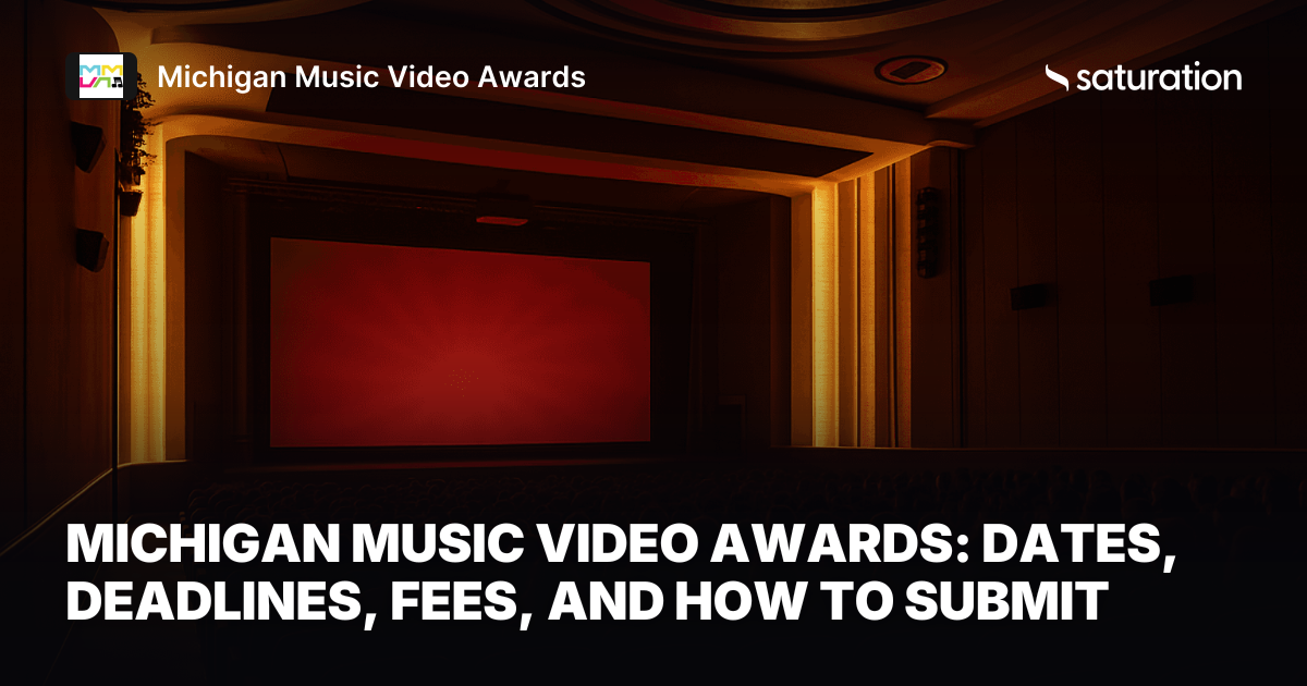 Michigan Music Video Awards share card