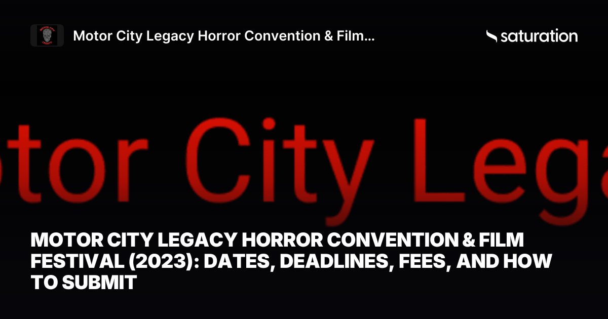 Motor City Legacy Horror Convention & Film Festival (2023) share card