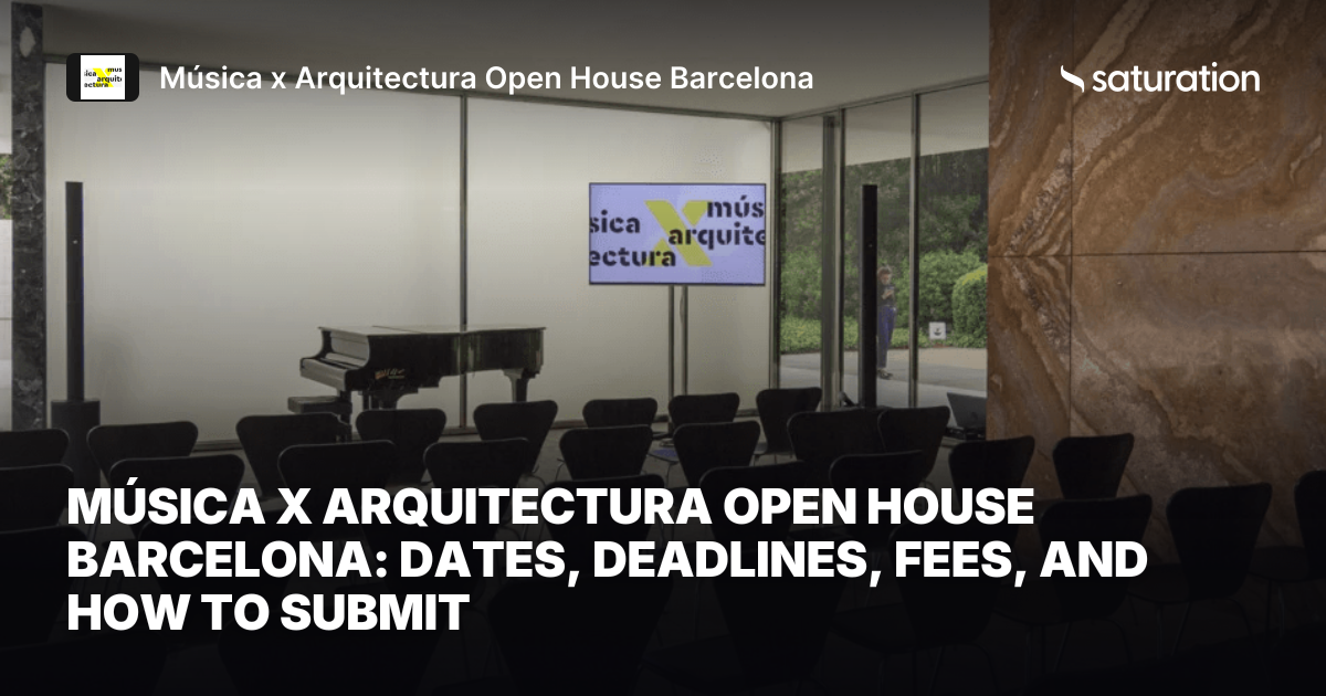 Música x Arquitectura Open House Barcelona share card