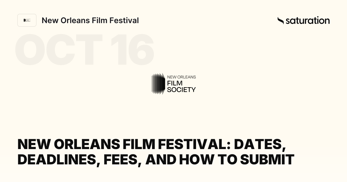 New Orleans Film Festival share card