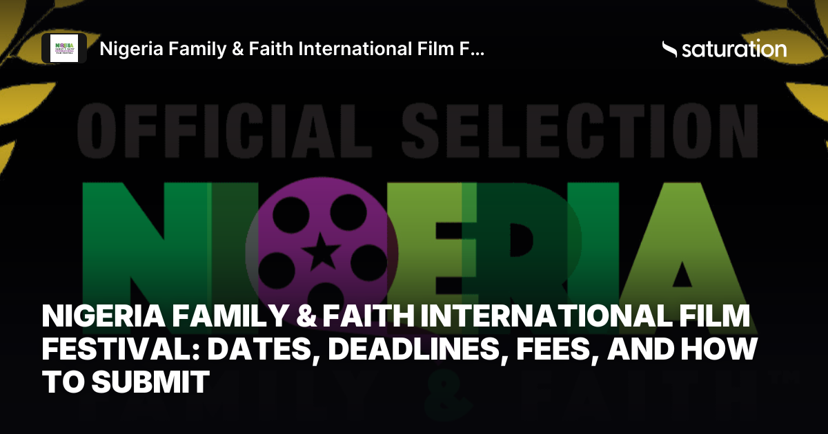Nigeria Family & Faith International Film Festival share card