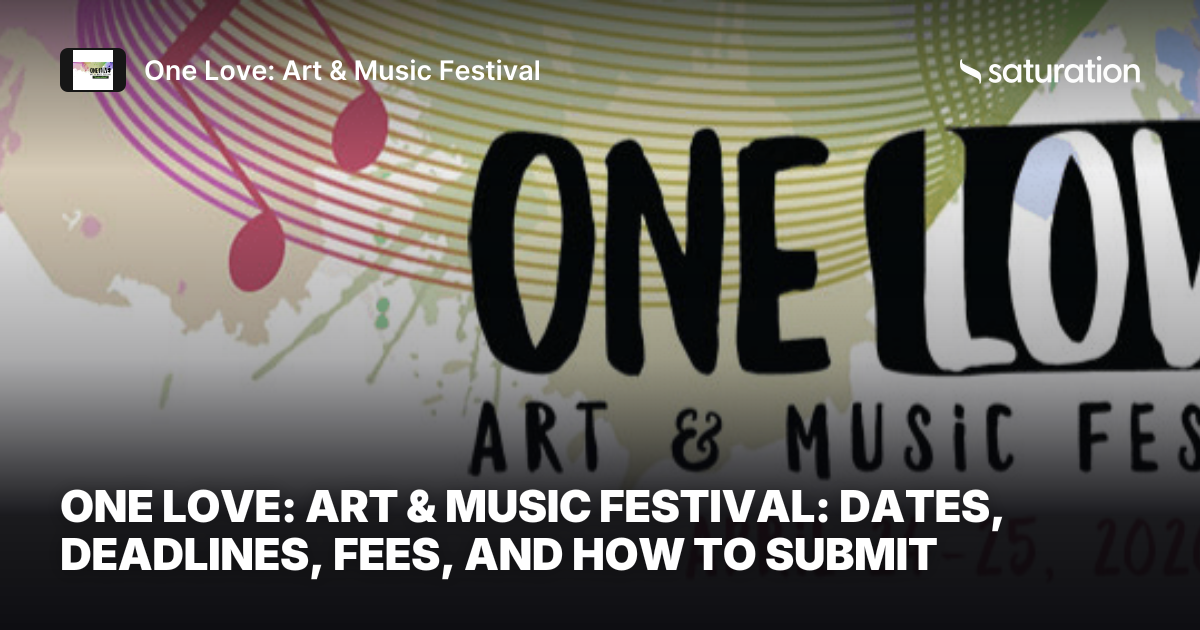 One Love: Art & Music Festival share card
