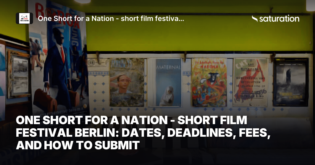 One Short for a Nation - short film festival Berlin share card