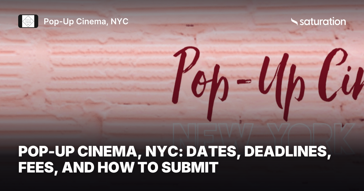 Pop-Up Cinema, NYC share card