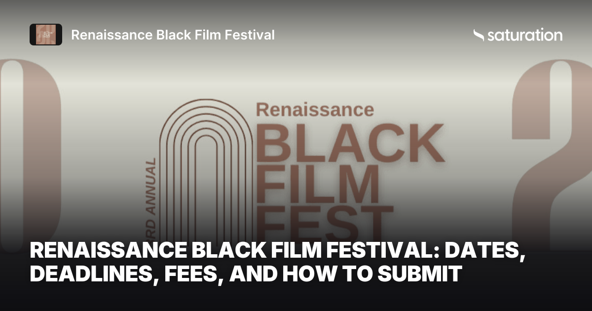 Renaissance Black Film Festival share card
