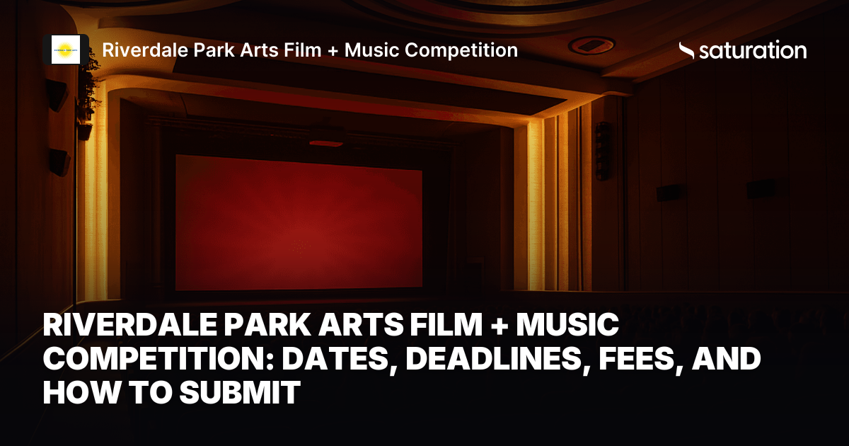 Riverdale Park Arts Film + Music Competition share card