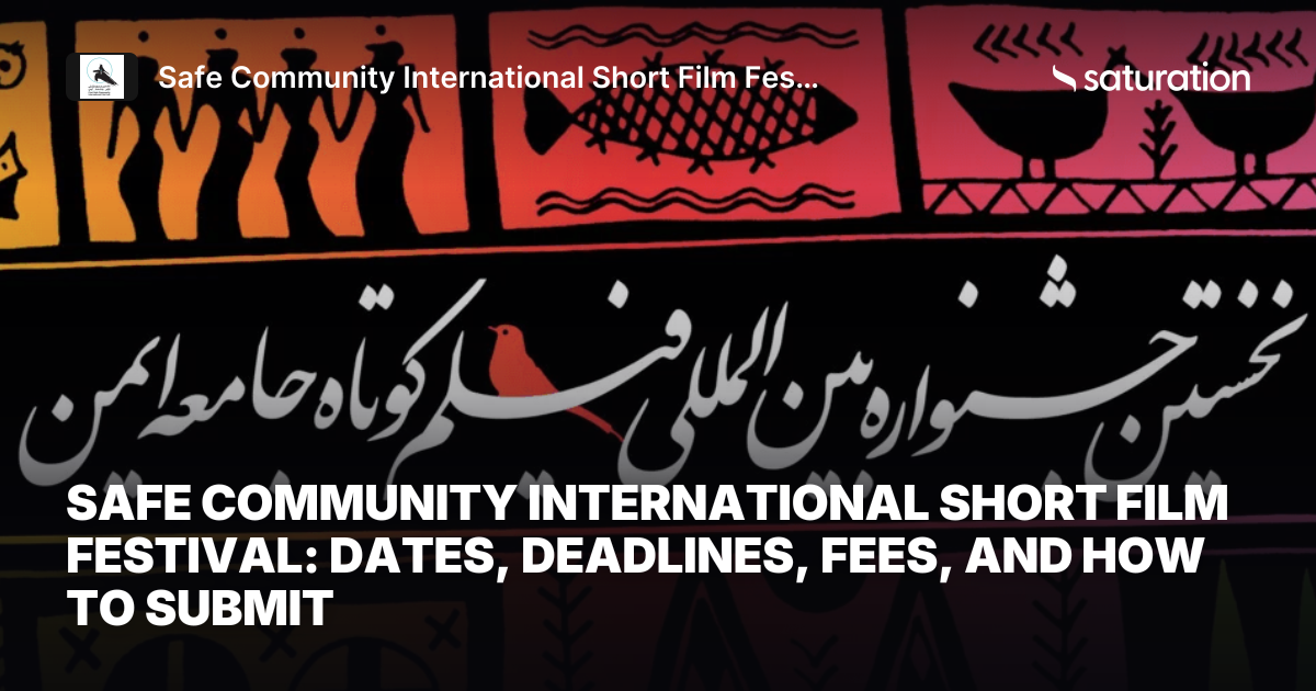 Safe Community International Short Film Festival share card