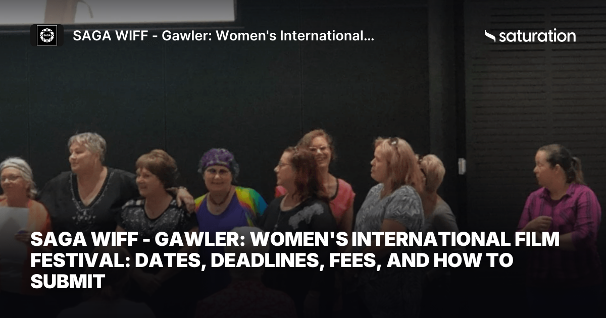 SAGA WIFF -  Gawler: Women's International Film Festival share card