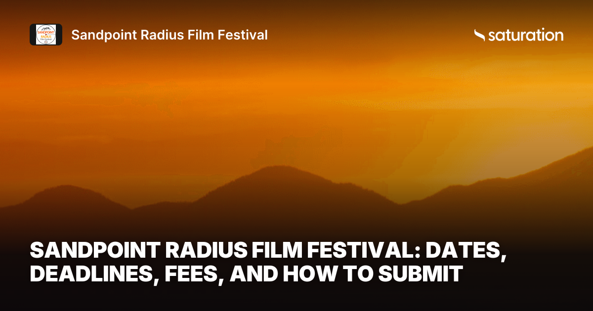 Sandpoint Radius Film Festival share card