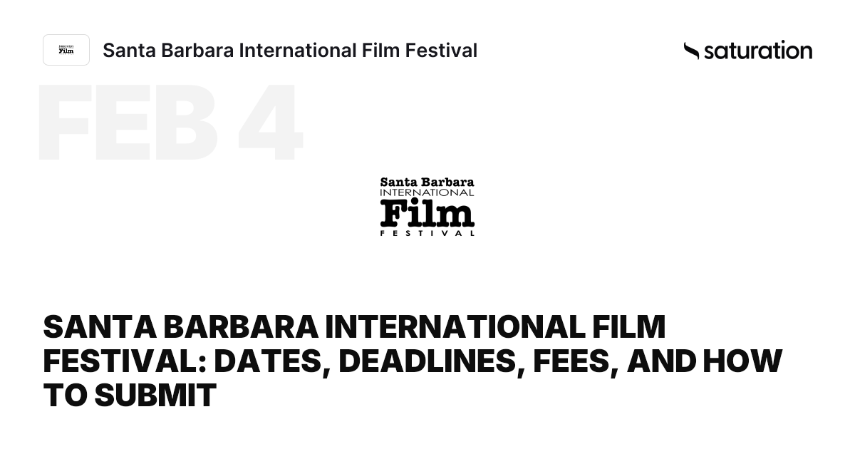 Santa Barbara International Film Festival share card