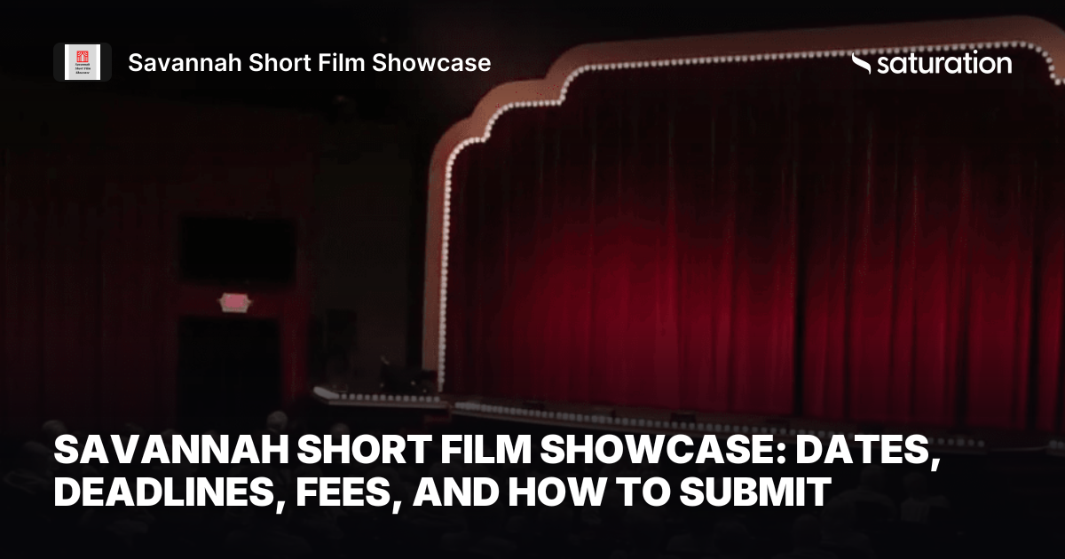 Savannah Short Film Showcase share card