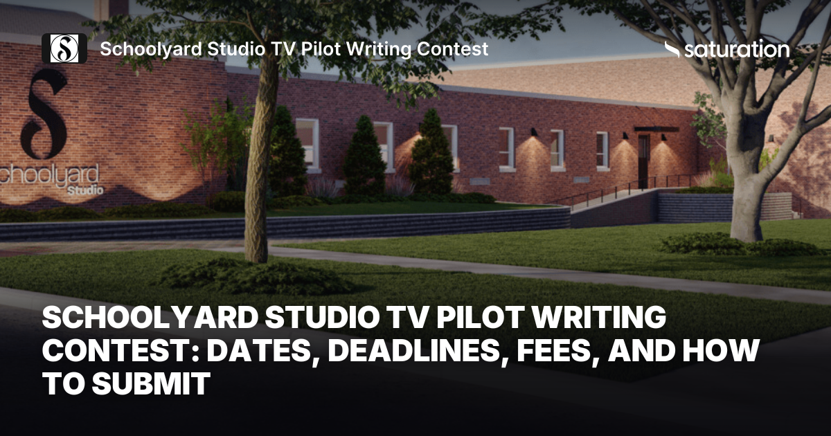 Schoolyard Studio TV Pilot Writing Contest share card