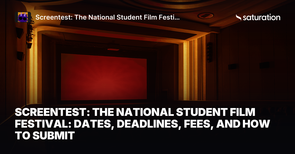Screentest: The National Student Film Festival share card