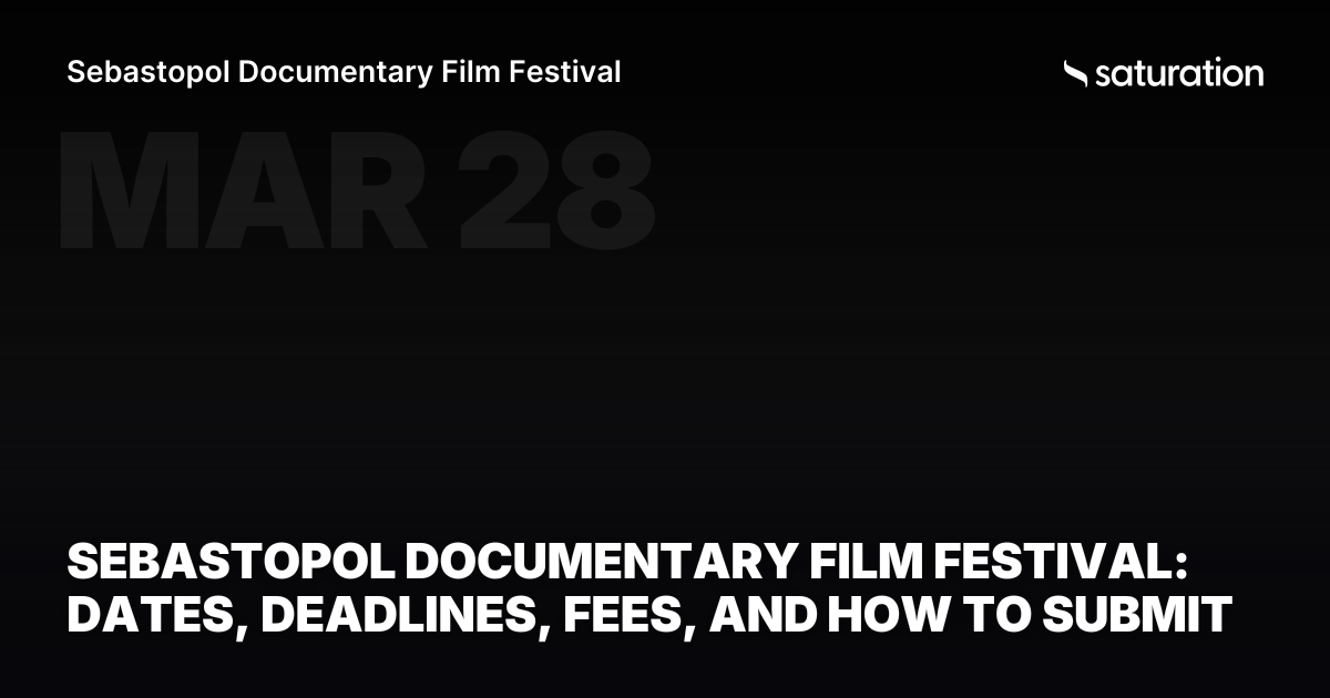 Sebastopol Documentary Film Festival share card
