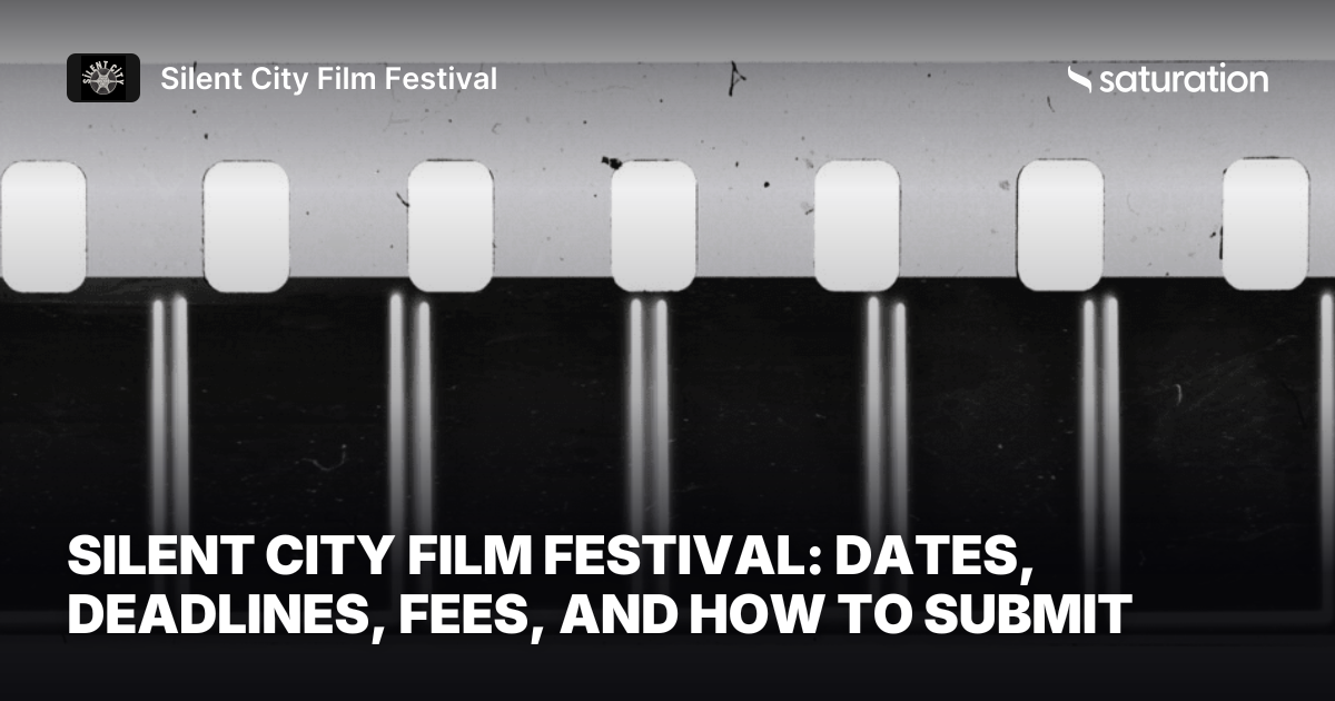 Silent City Film Festival share card