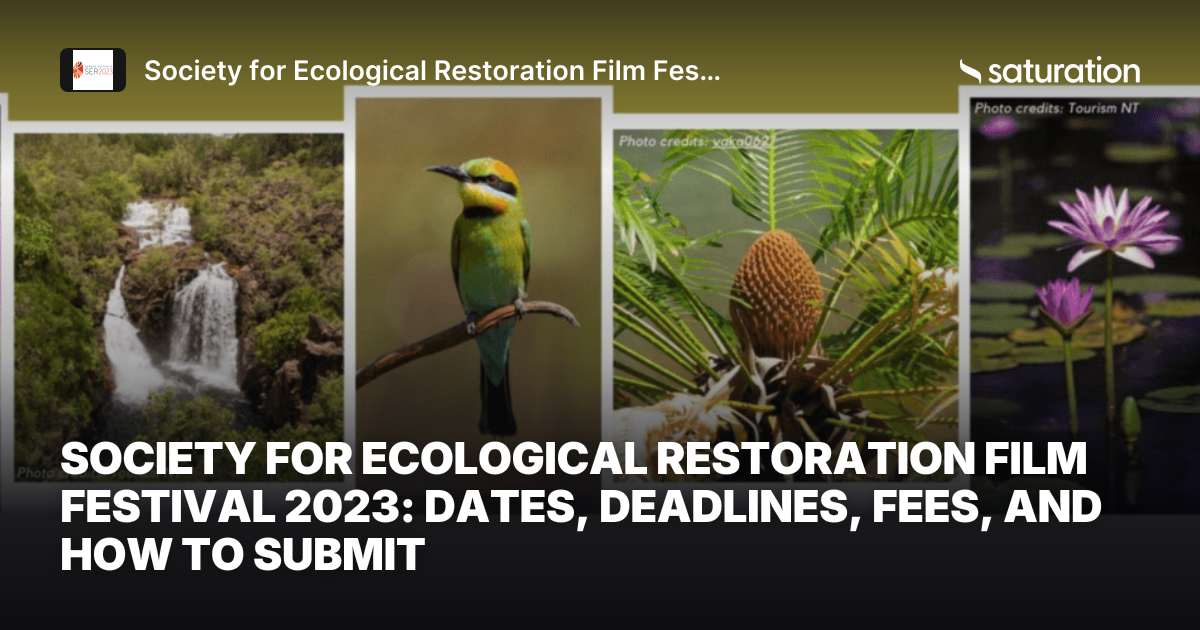 Society for Ecological Restoration Film Festival 2023 share card