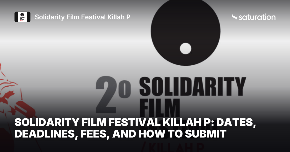 Solidarity Film Festival Killah P share card