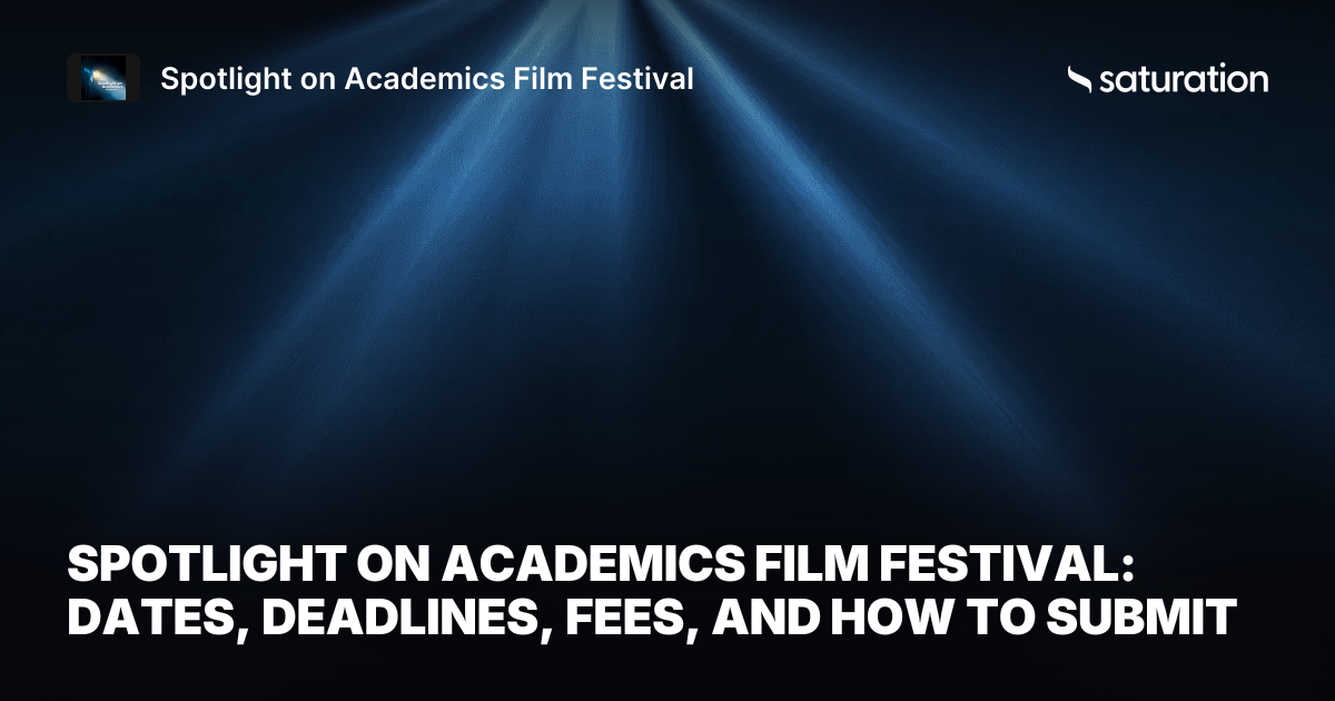 Spotlight on Academics Film Festival share card