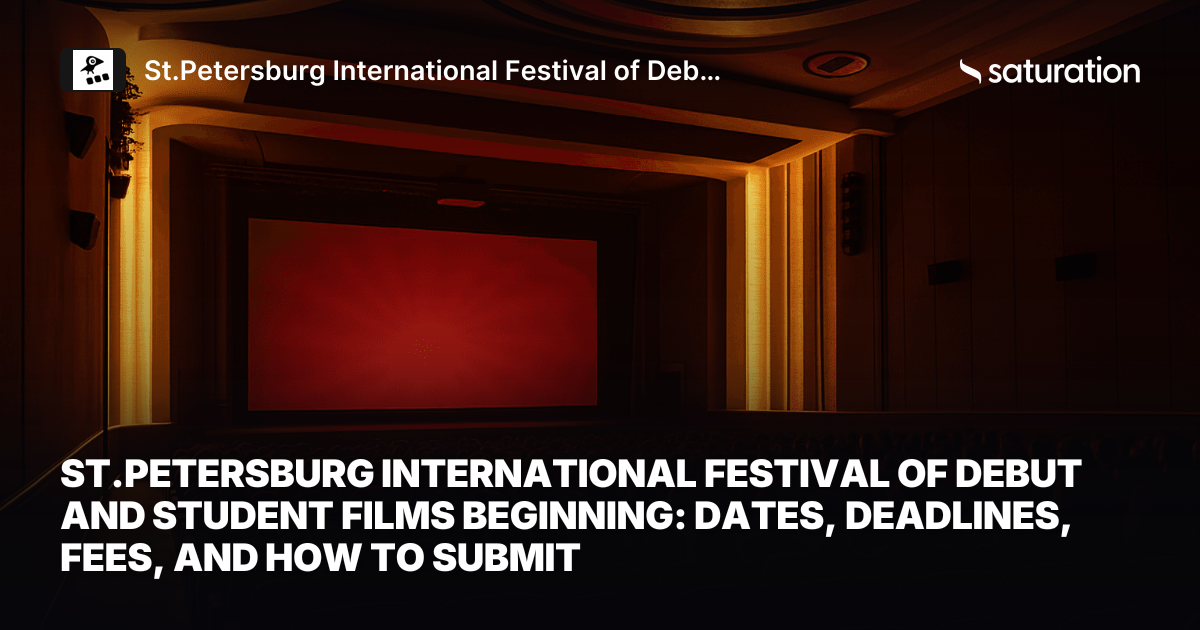 St.Petersburg International Festival of Debut and Student Films Beginning share card