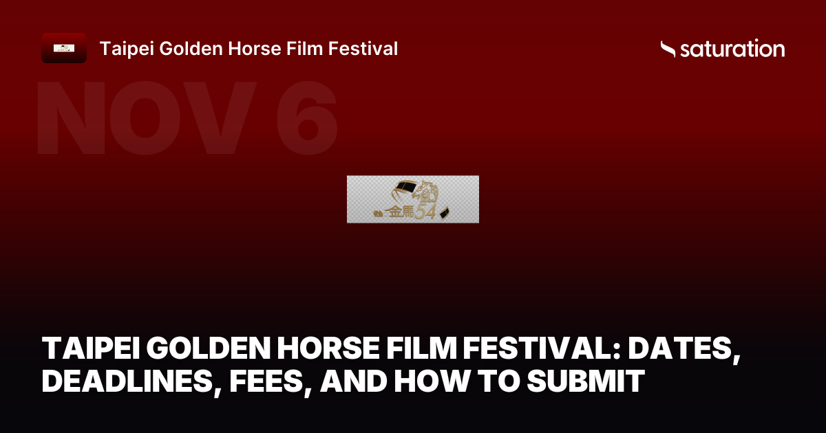 Taipei Golden Horse Film Festival share card