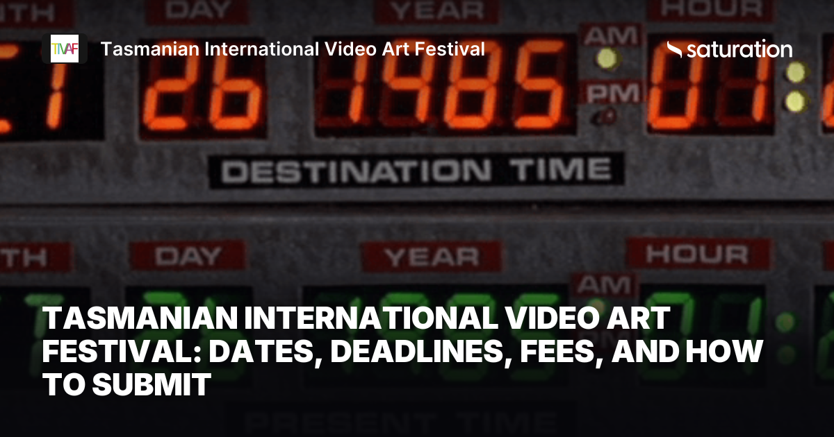 Tasmanian International Video Art Festival share card