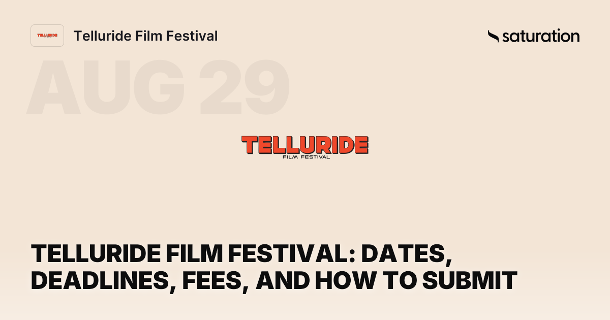 Telluride Film Festival share card