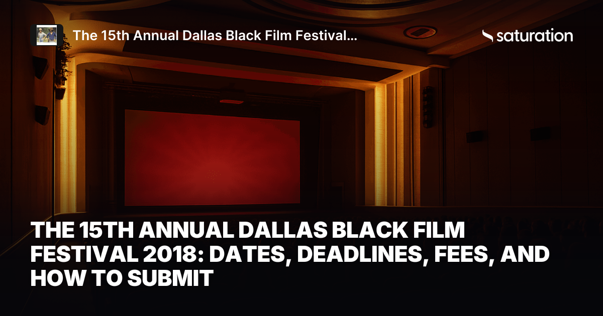 The 15th Annual  Dallas Black Film Festival 2018 share card