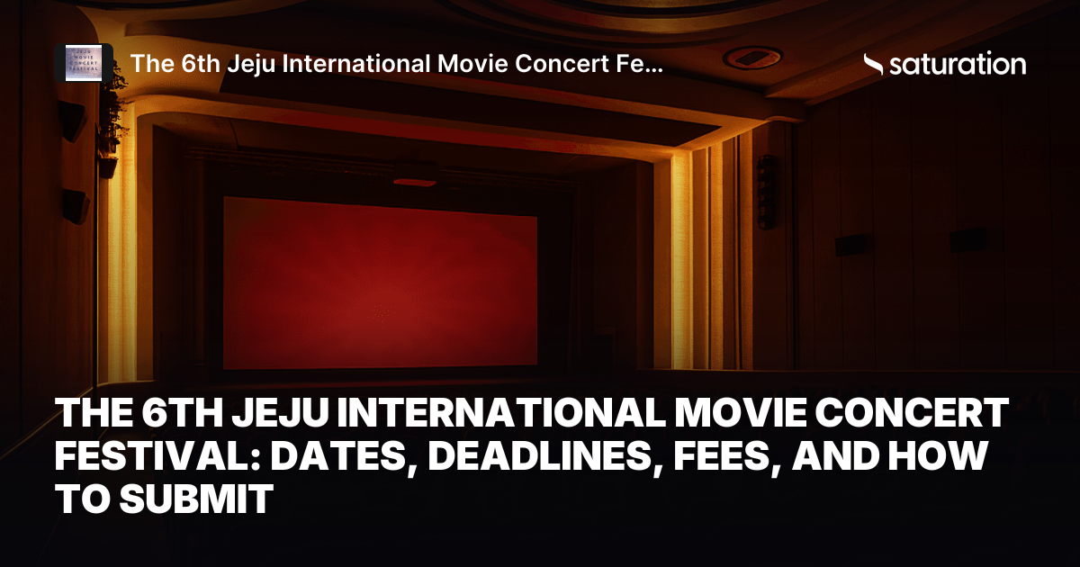 The 6th Jeju International Movie Concert Festival share card
