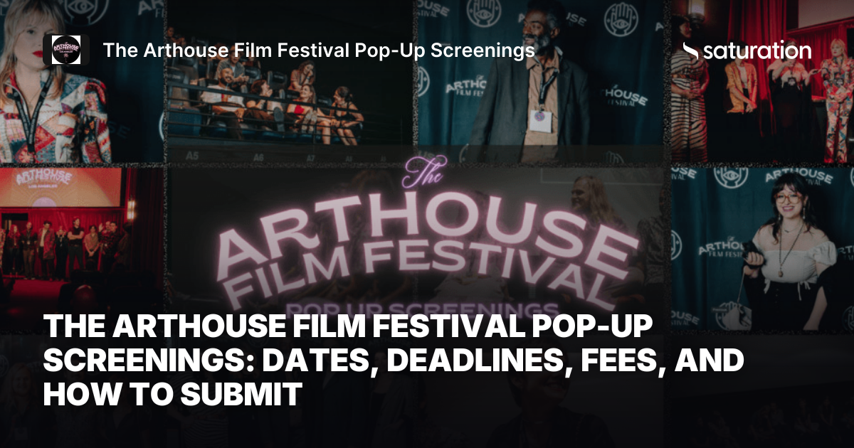 The Arthouse Film Festival Pop-Up Screenings share card