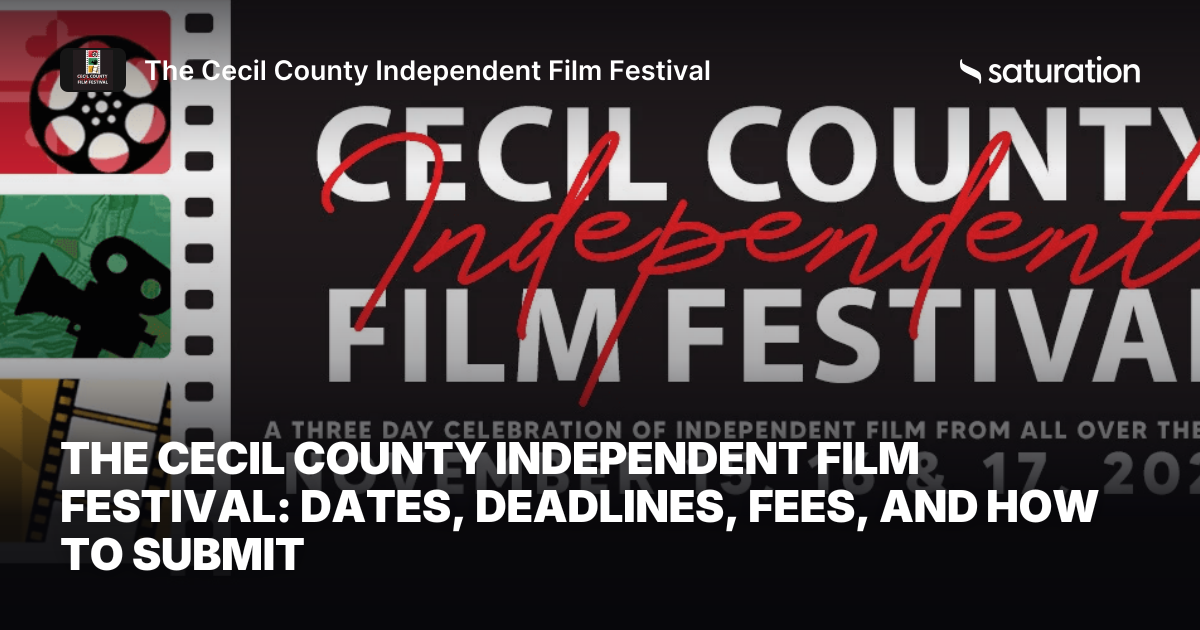 The Cecil County Independent Film Festival share card