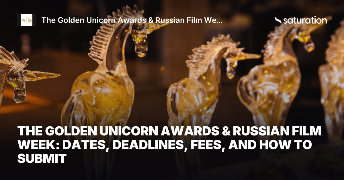 The Golden Unicorn Awards & Russian Film Week share card