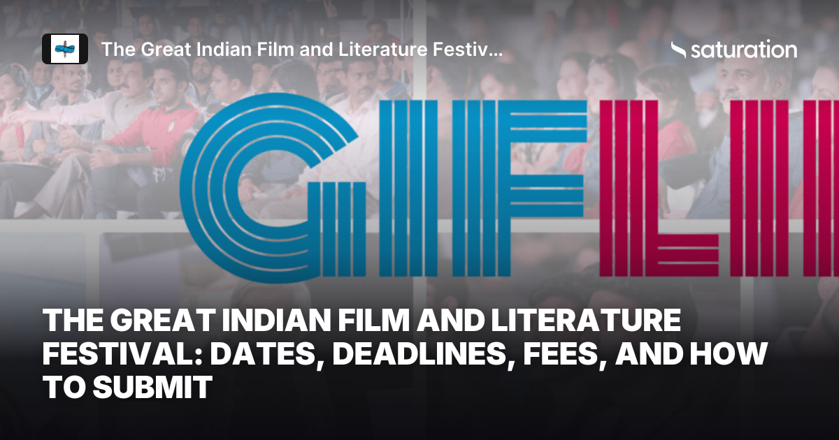 The Great Indian Film and Literature Festival share card