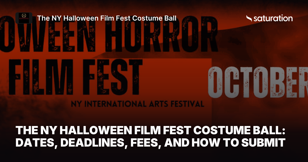 The NY Halloween Film Fest Costume Ball share card