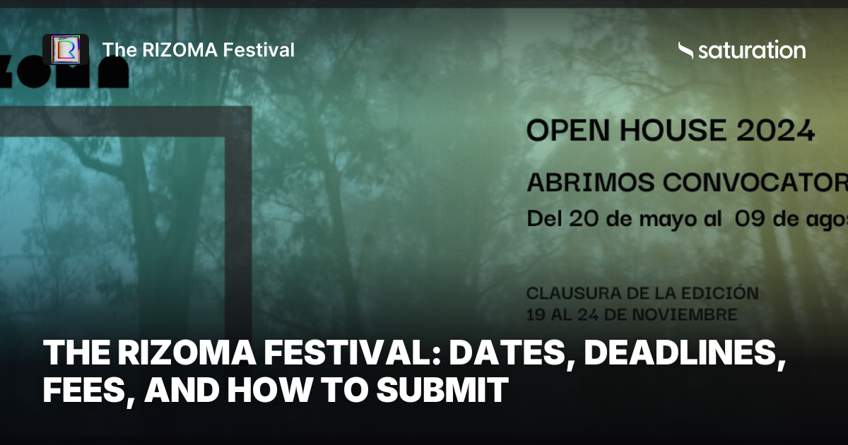 The RIZOMA Festival share card
